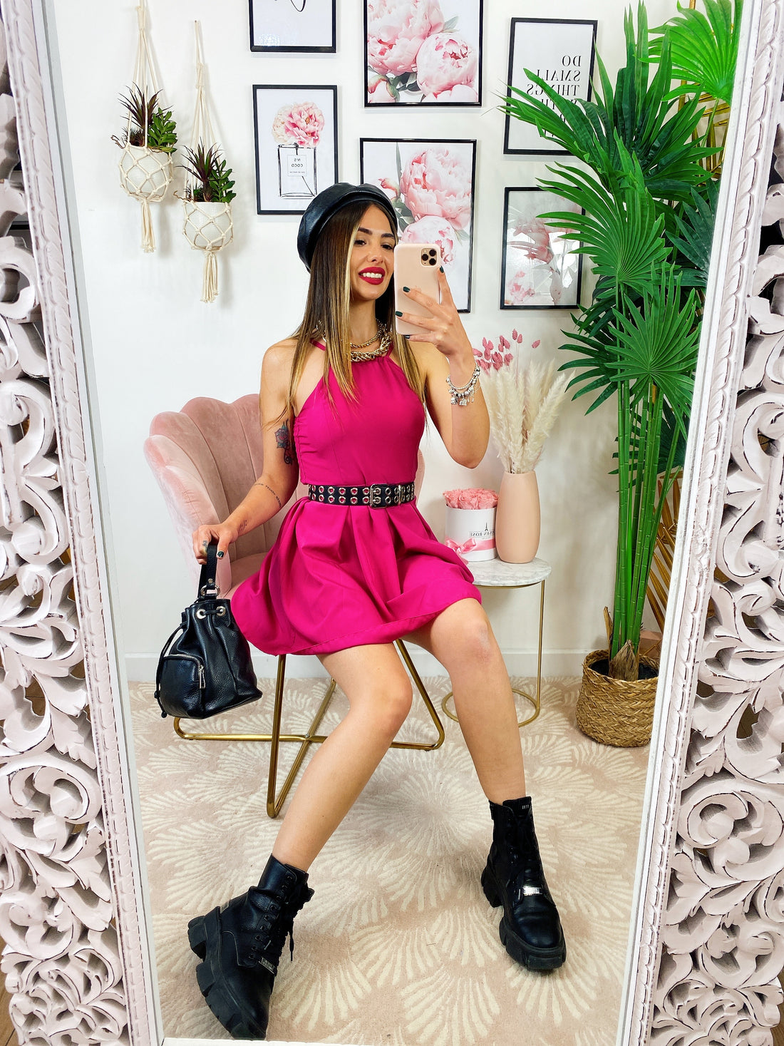 Abito easy peonia - R.a. Boutique 