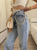 Jeans con cuore e strass - R.a. Boutique 