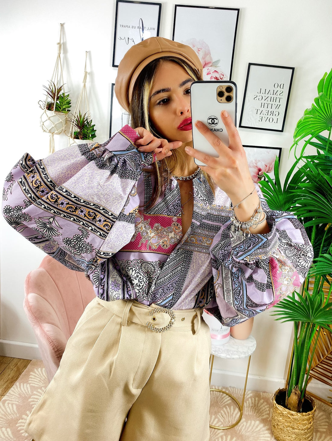 Camicia etnica sfumature Rosa - R.a. Boutique 