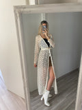 Kimono in pizzo bianco - R.a. Boutique 