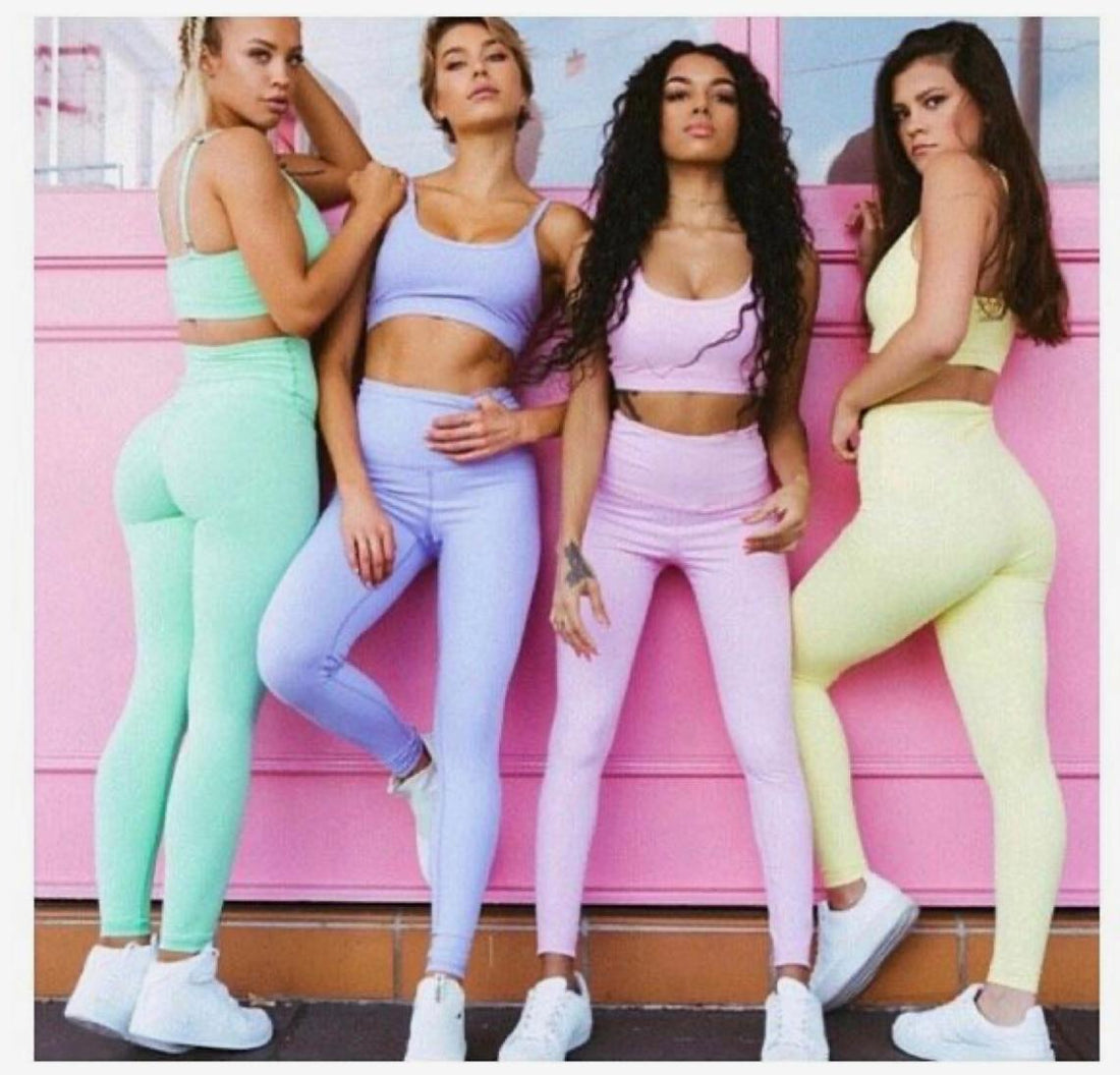 Tuta sportiva colours a bretellina - R.a. Boutique 