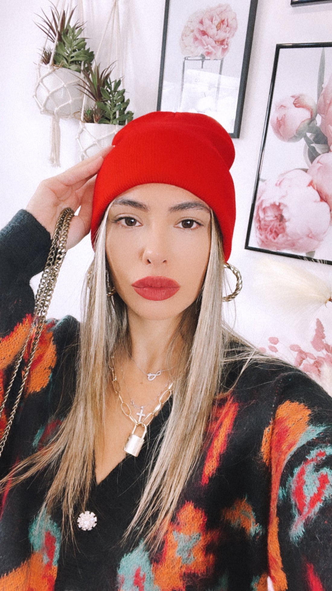 Cappello rosso - R.a. Boutique 