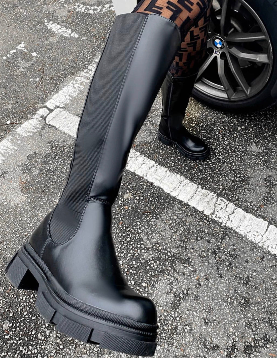 Stivale alto con banda - R.a. Boutique 