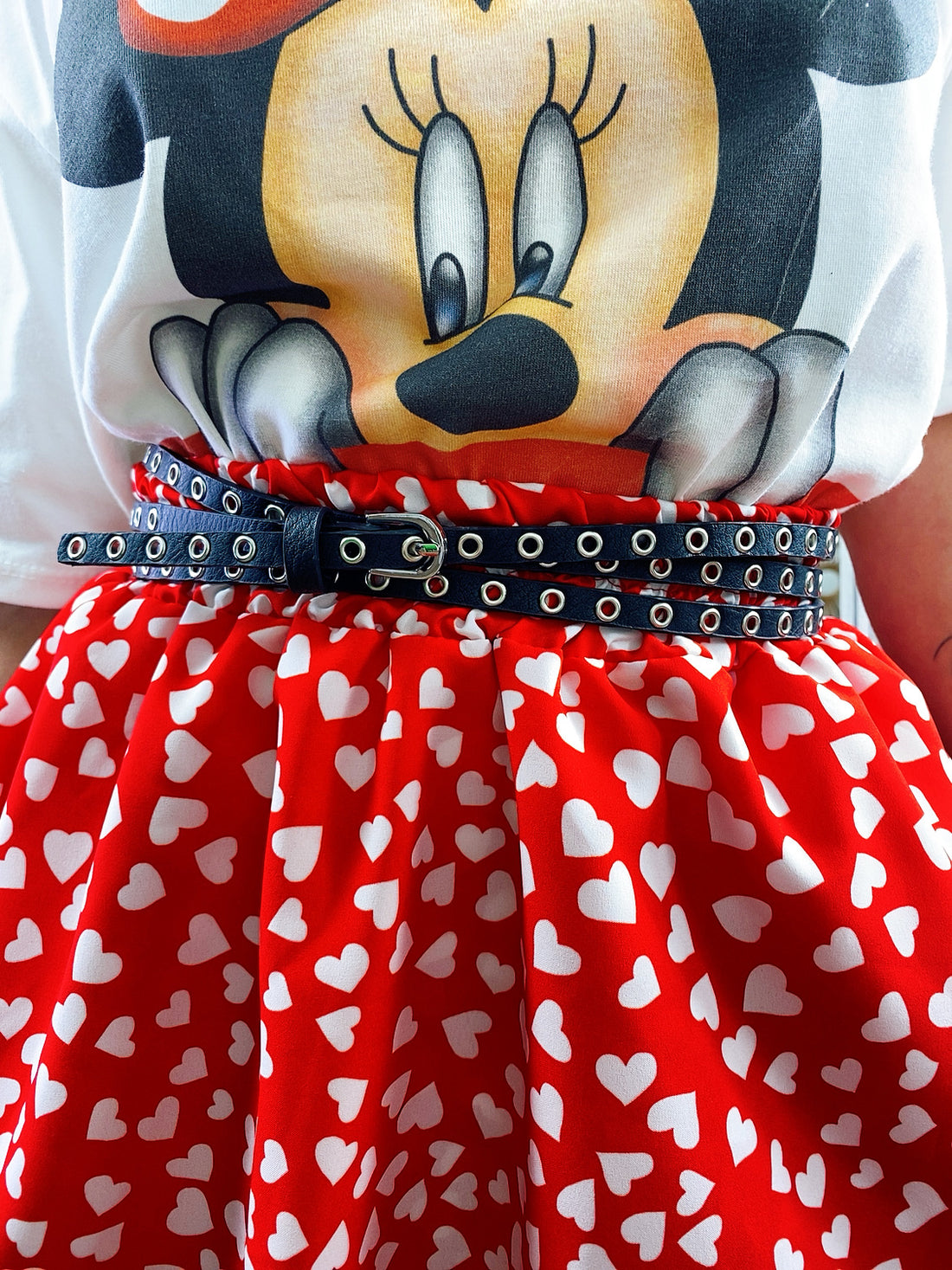 Cinturino lungo con occhielli piccoli - R.a. Boutique 