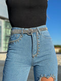 Jeans con strass e cuore - R.a. Boutique 