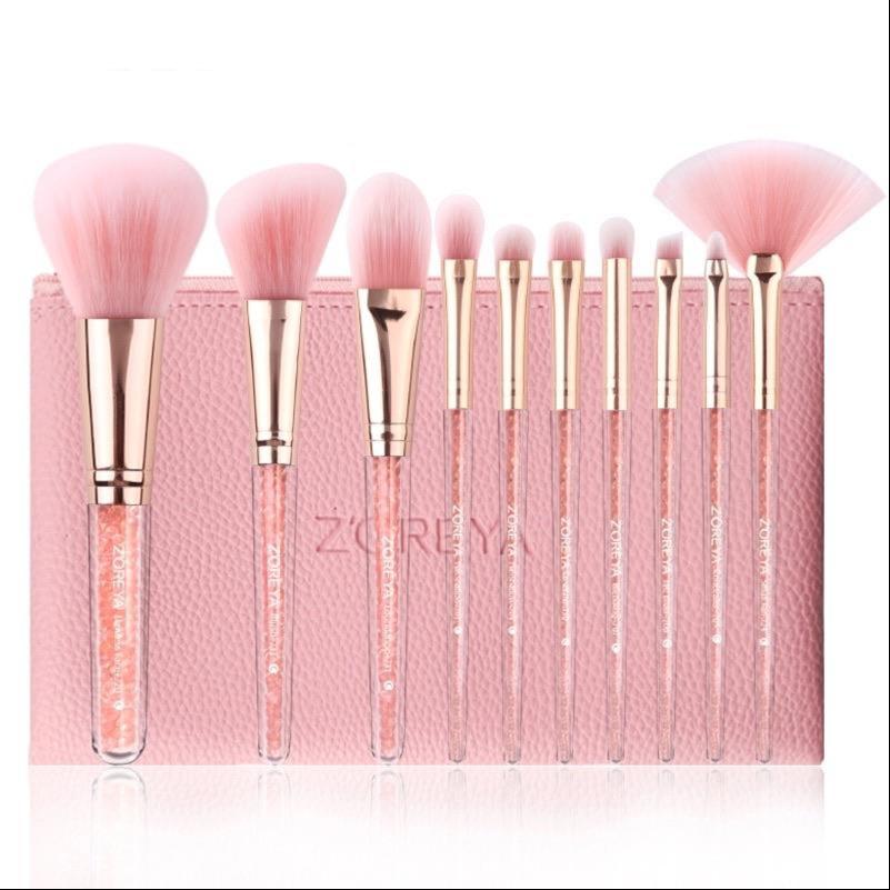 Set pennelli pink con custodia - R.a. Boutique 