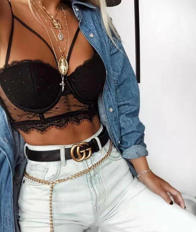 Top a corpetto in pizzo - R.a. Boutique 