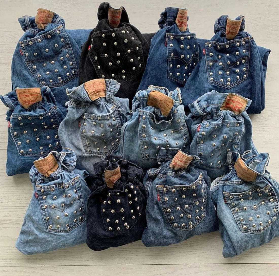 Levi’s Vintage a borchie a caramella bagno medio scuro - R.a. Boutique 