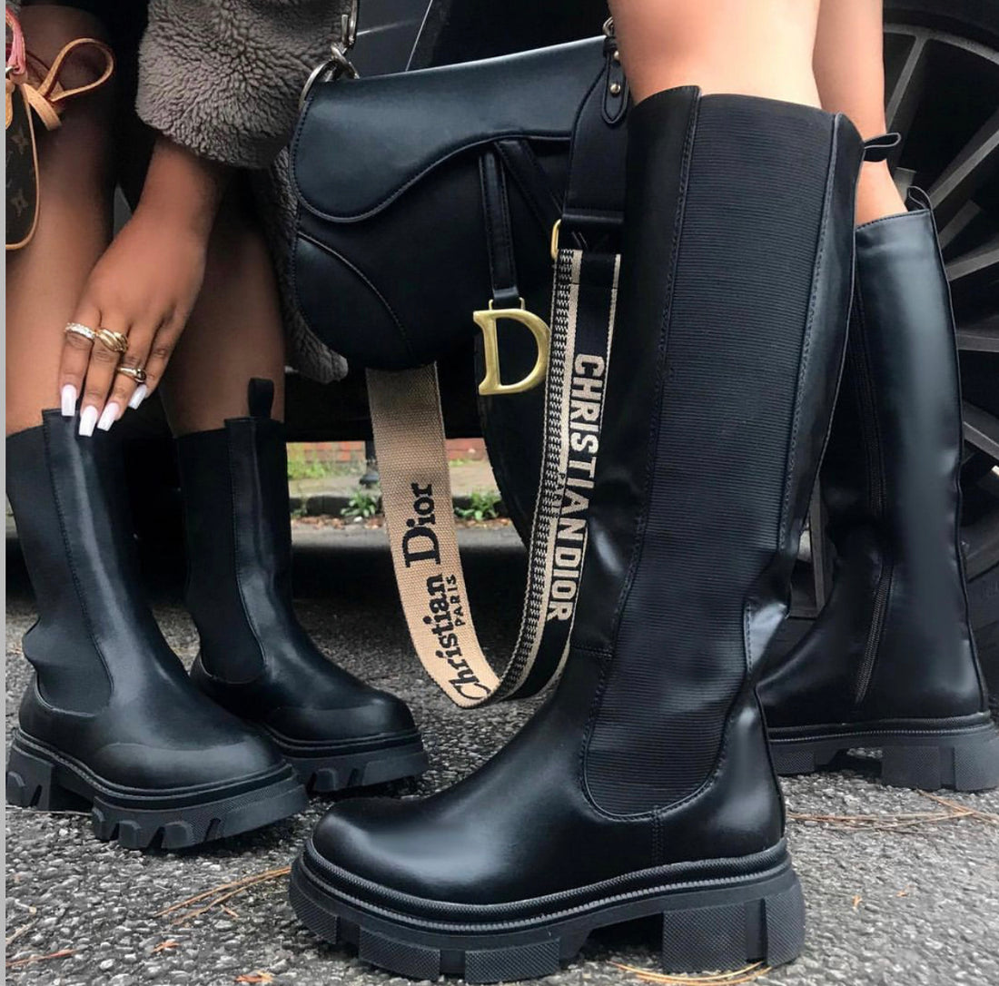 Stivale alto con banda - R.a. Boutique 