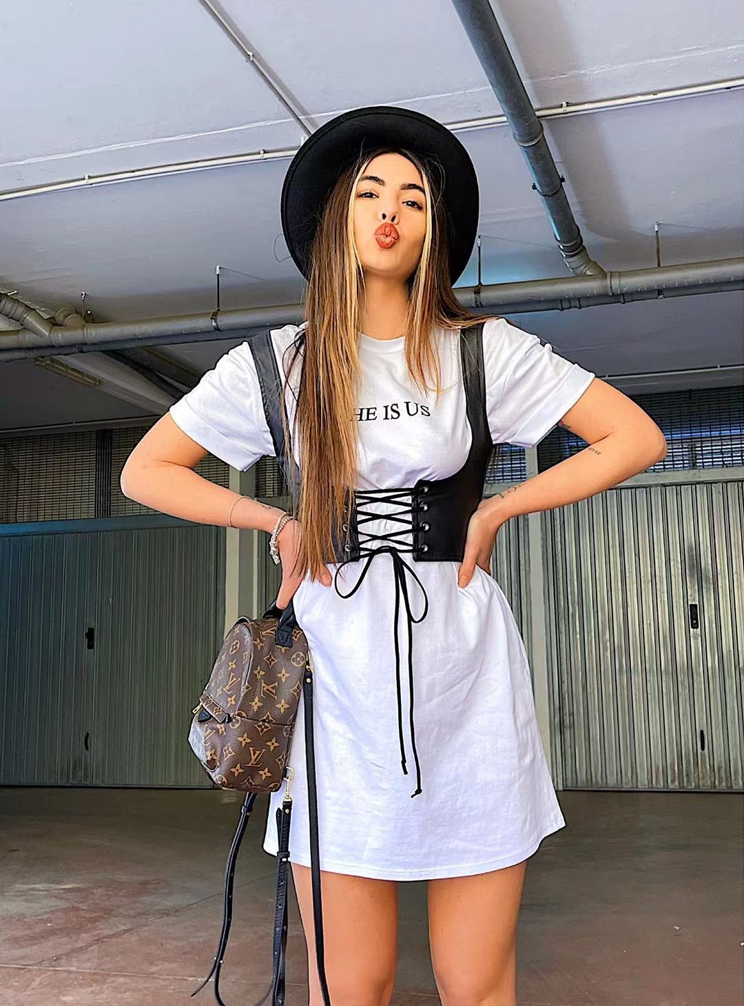 Maxi maglia she is us - R.a. Boutique 