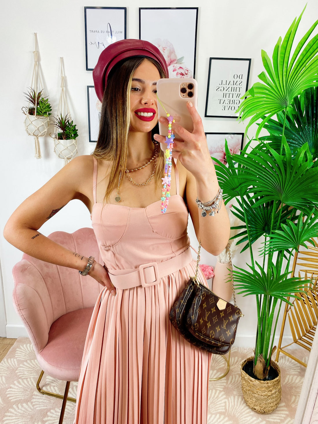 Tuta da evento con pantalone a pieghine - R.a. Boutique 