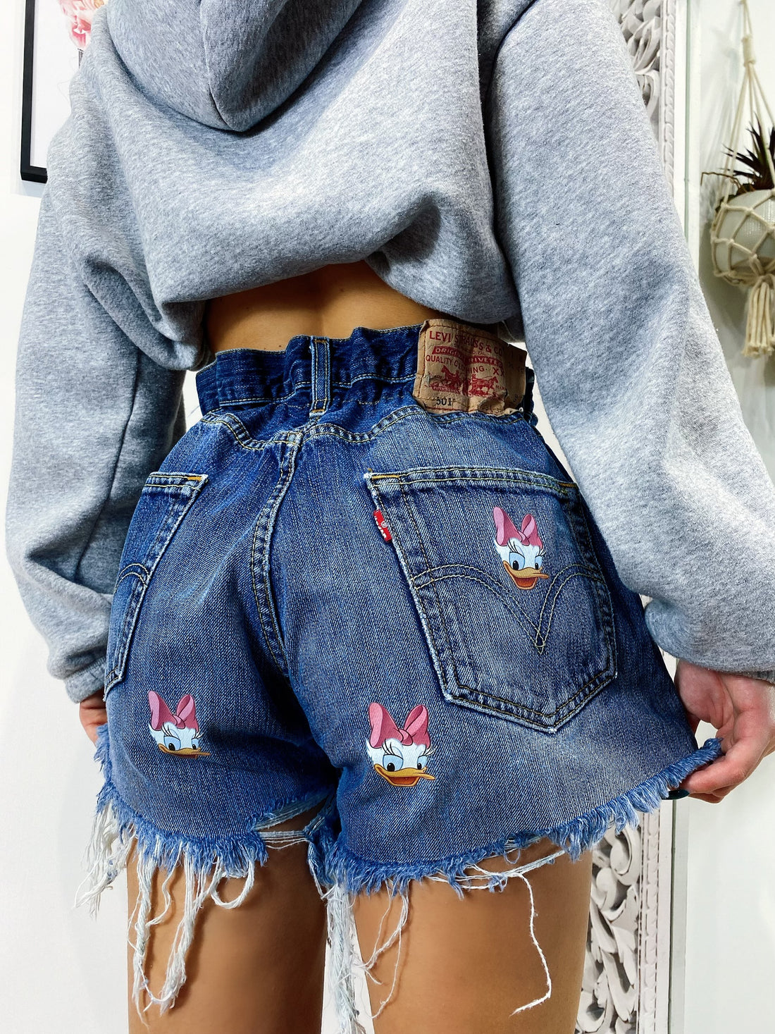 Short Levi’s Vintage con stampa Paperina bagno medio - R.a. Boutique 