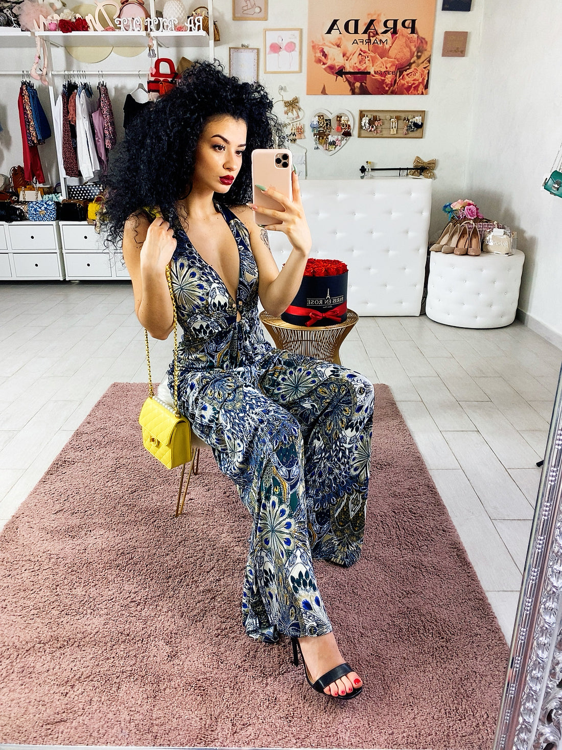 Tuta intera fantasia blu - R.a. Boutique 