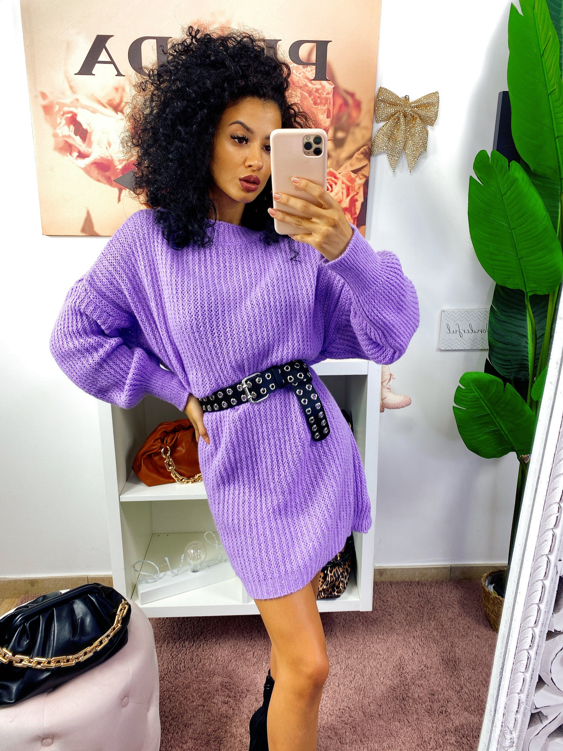 Abito in maglia Lilla - R.a. Boutique 