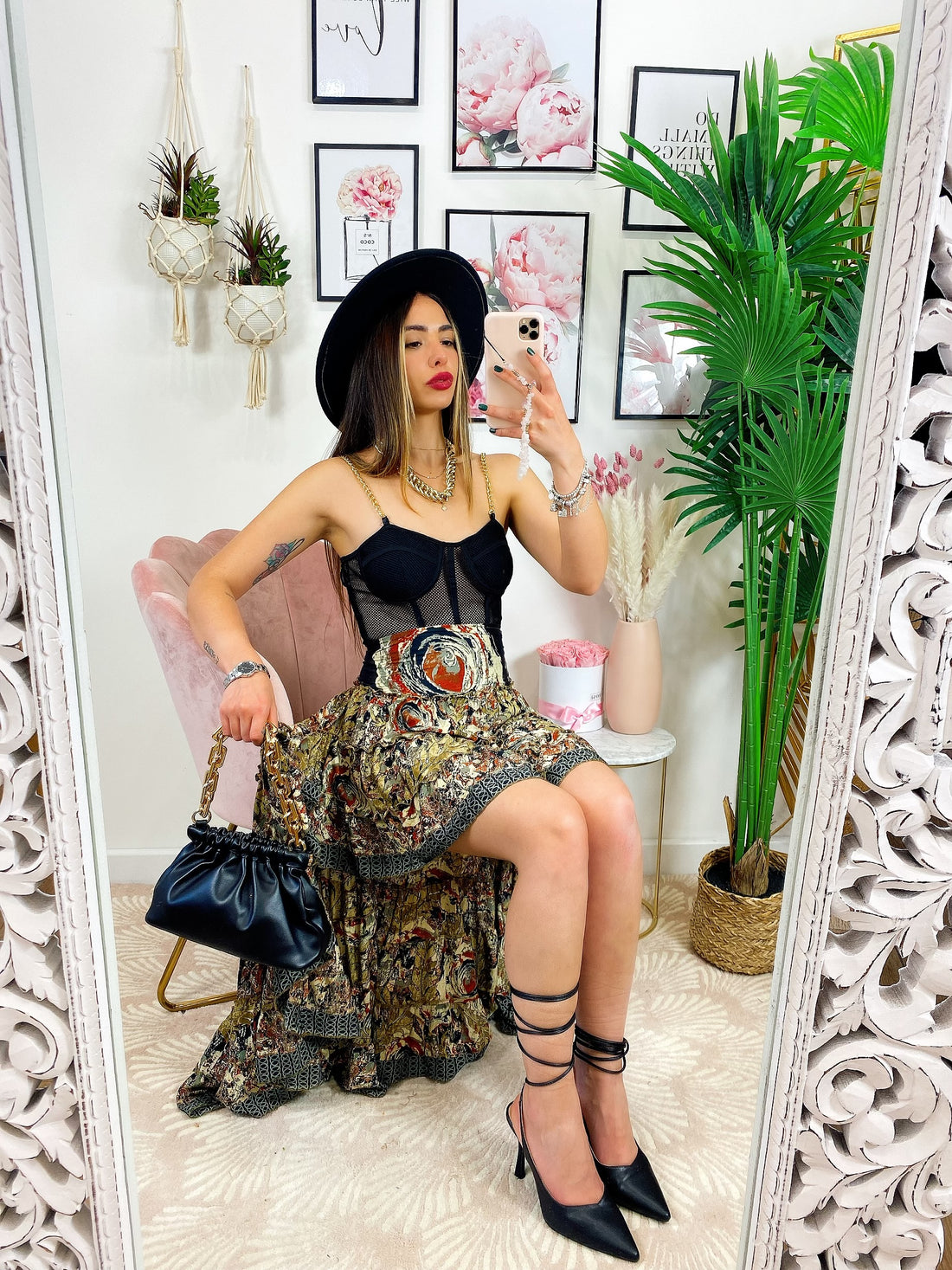 Gonna asimmetrica potrait - R.a. Boutique 