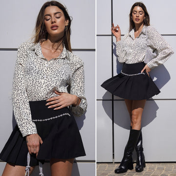 Gonna a ruota con strass - R.a. Boutique 