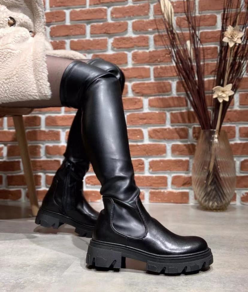 Biker black alti - R.a. Boutique 