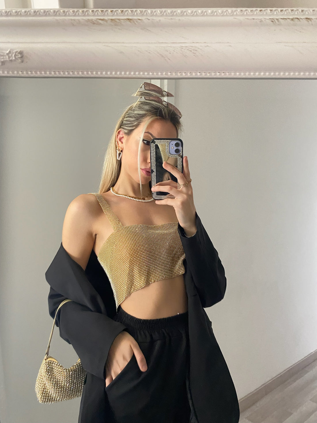 Top luxsequin gold - R.a. Boutique 