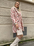 Cappotto Teddy bianco rosa - R.a. Boutique 