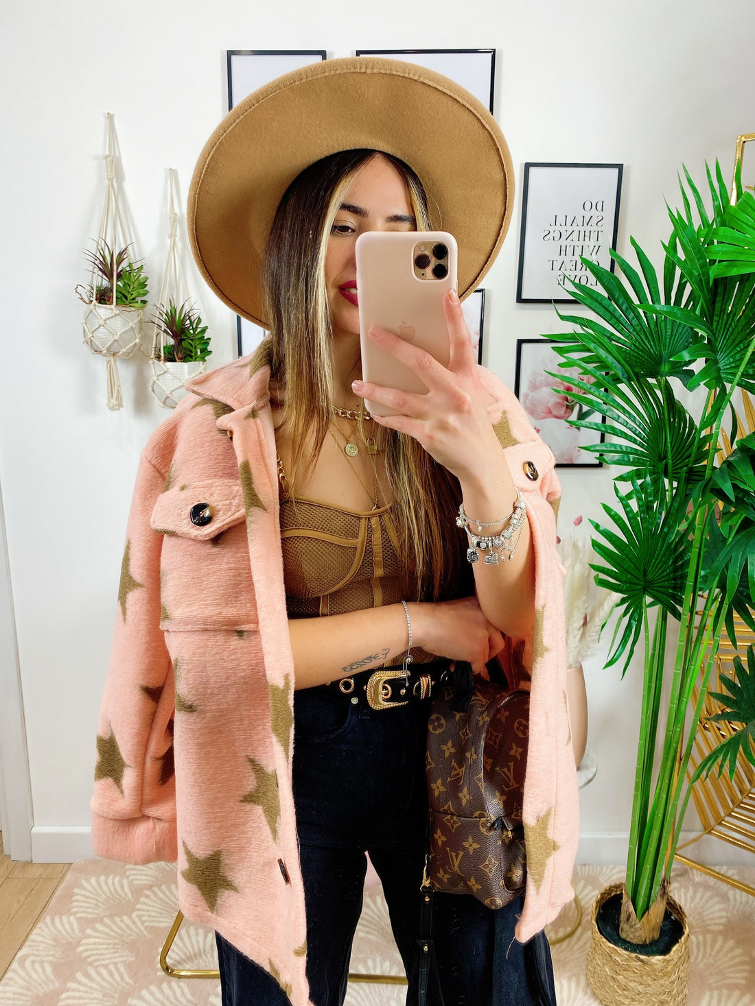 Giacca con stelle Rosa - R.a. Boutique 