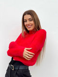 Maglioncino morbidissimo rosso - R.a. Boutique 