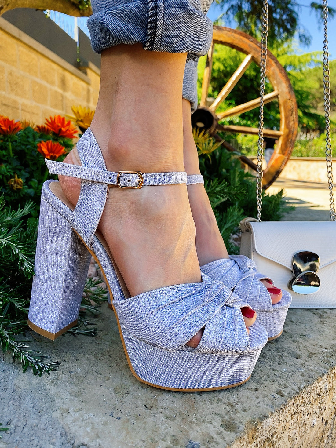 Open toe Silver - R.a. Boutique 