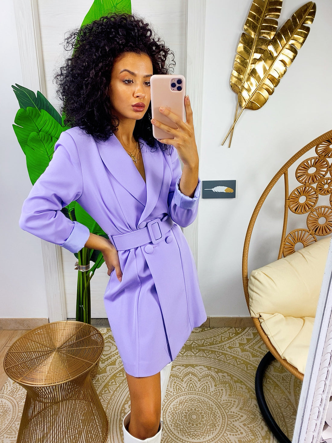 Abito a blazer lilla - R.a. Boutique 