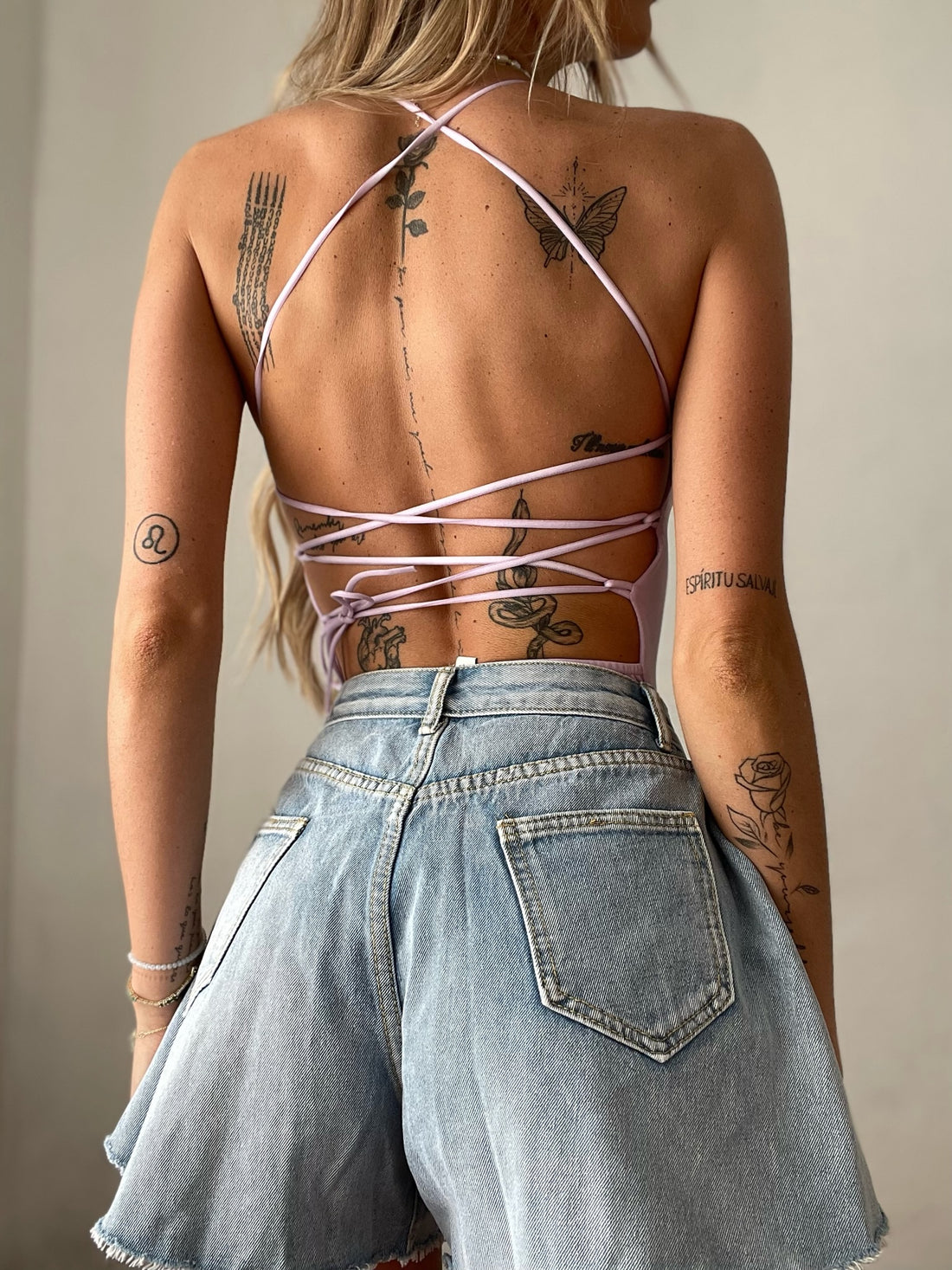 Short in jeans a farfalla - R.a. Boutique 