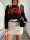 Maglione Merry Christmas nero - R.a. Boutique 