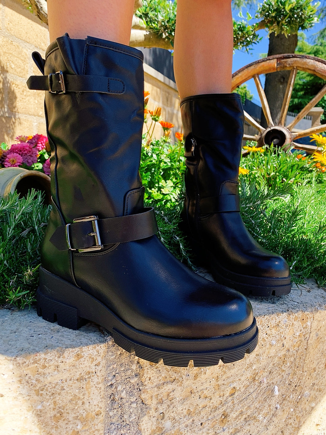 Stivale con Doppia cinghia - R.a. Boutique 