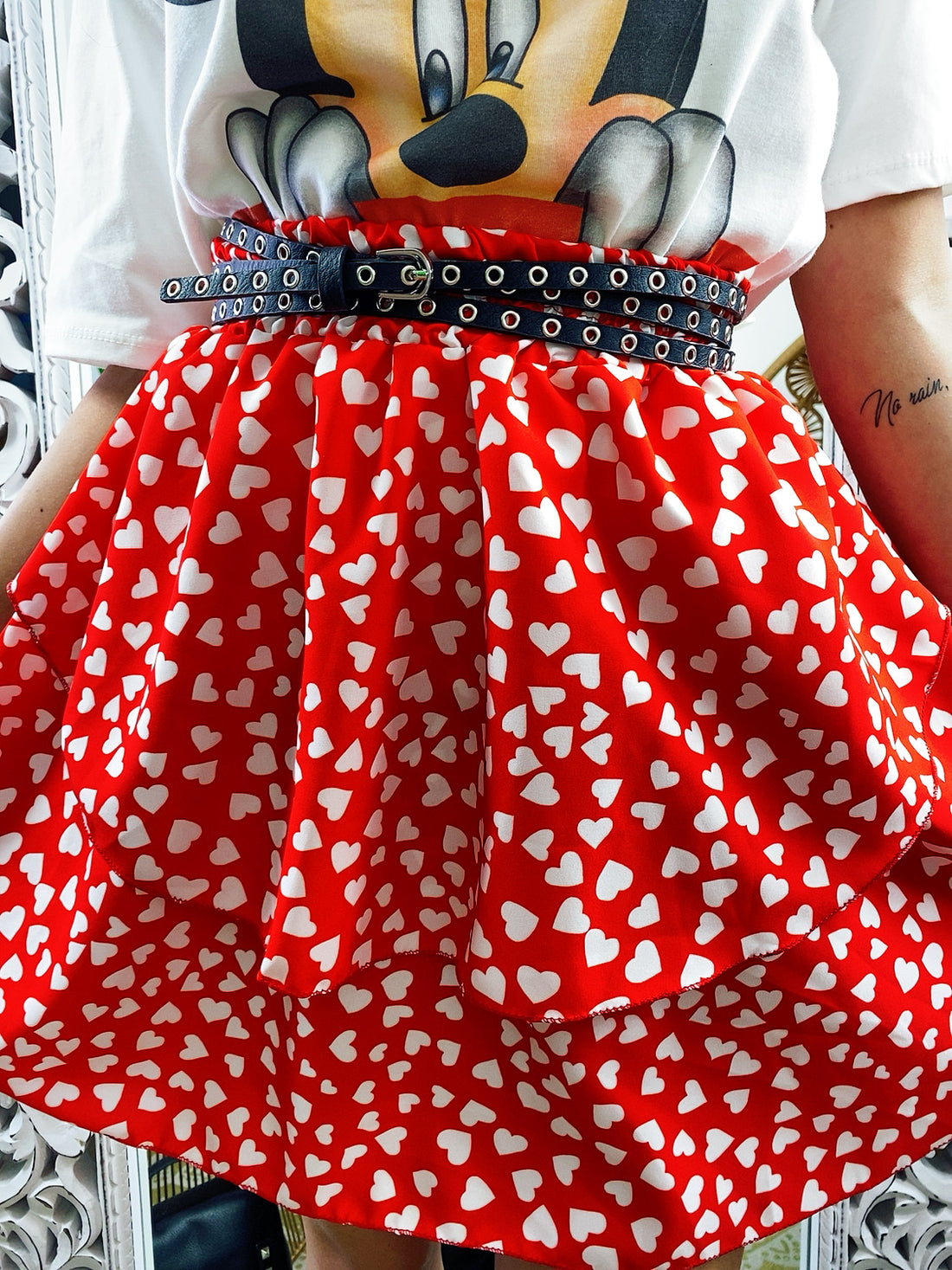 Cinturino lungo con occhielli piccoli - R.a. Boutique 