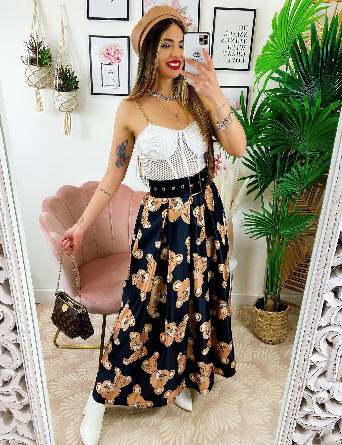 Gonna lunga con Orsetti - R.a. Boutique 