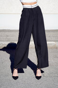 Pantalone basic nero - R.a. Boutique 