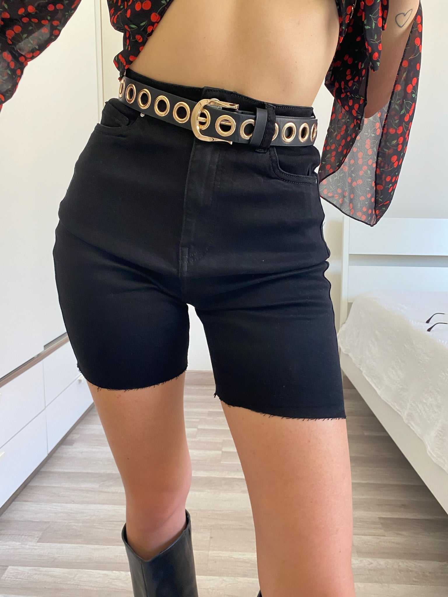 Short midi Nero - R.a. Boutique 