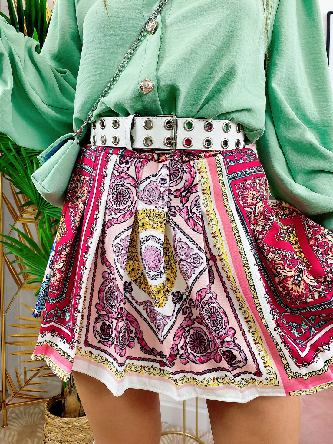 Gonna Etnica lilla Fuxia - R.a. Boutique 