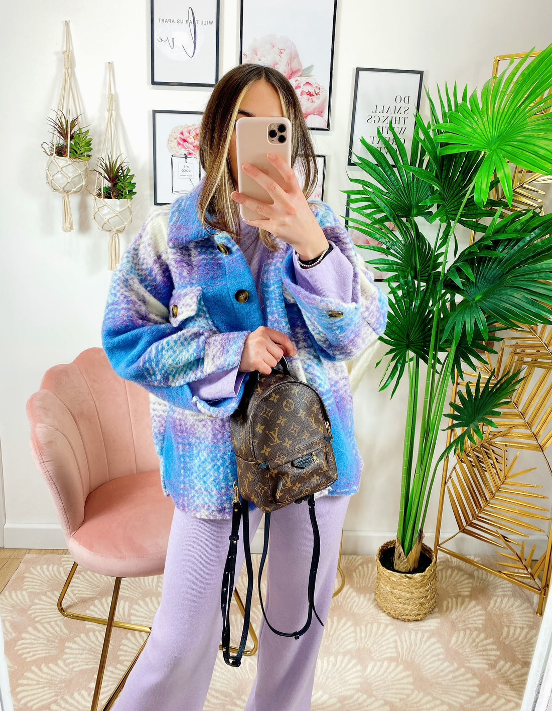 Giacca Multicolor lilla e carta da zucchero - R.a. Boutique 