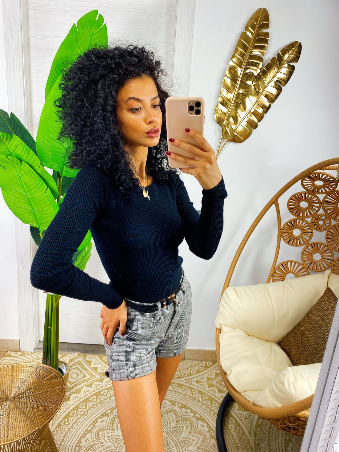 Maglioncino easy Nero - R.a. Boutique 