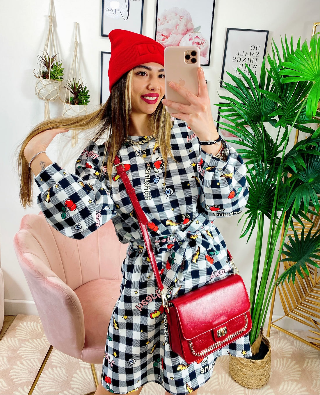 Abito Pop Art nero - R.a. Boutique 