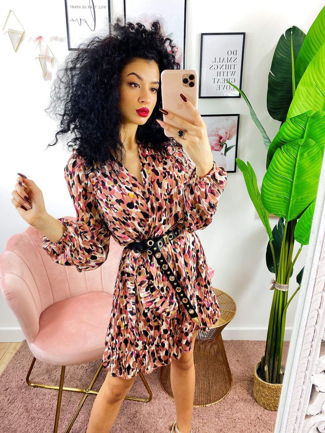 Abito maculato Rosa - R.a. Boutique 