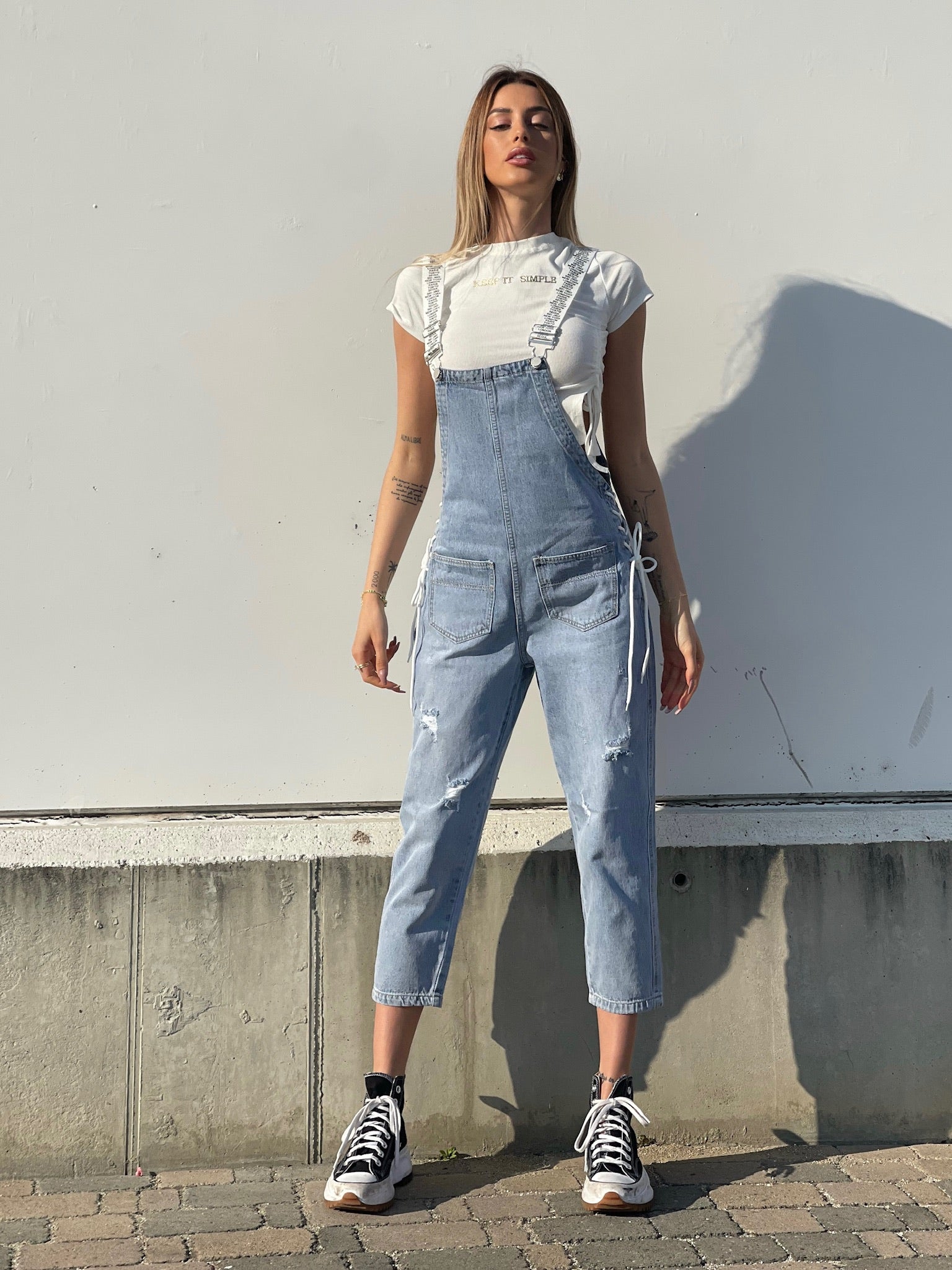 Salopette in jeans - R.a. Boutique 