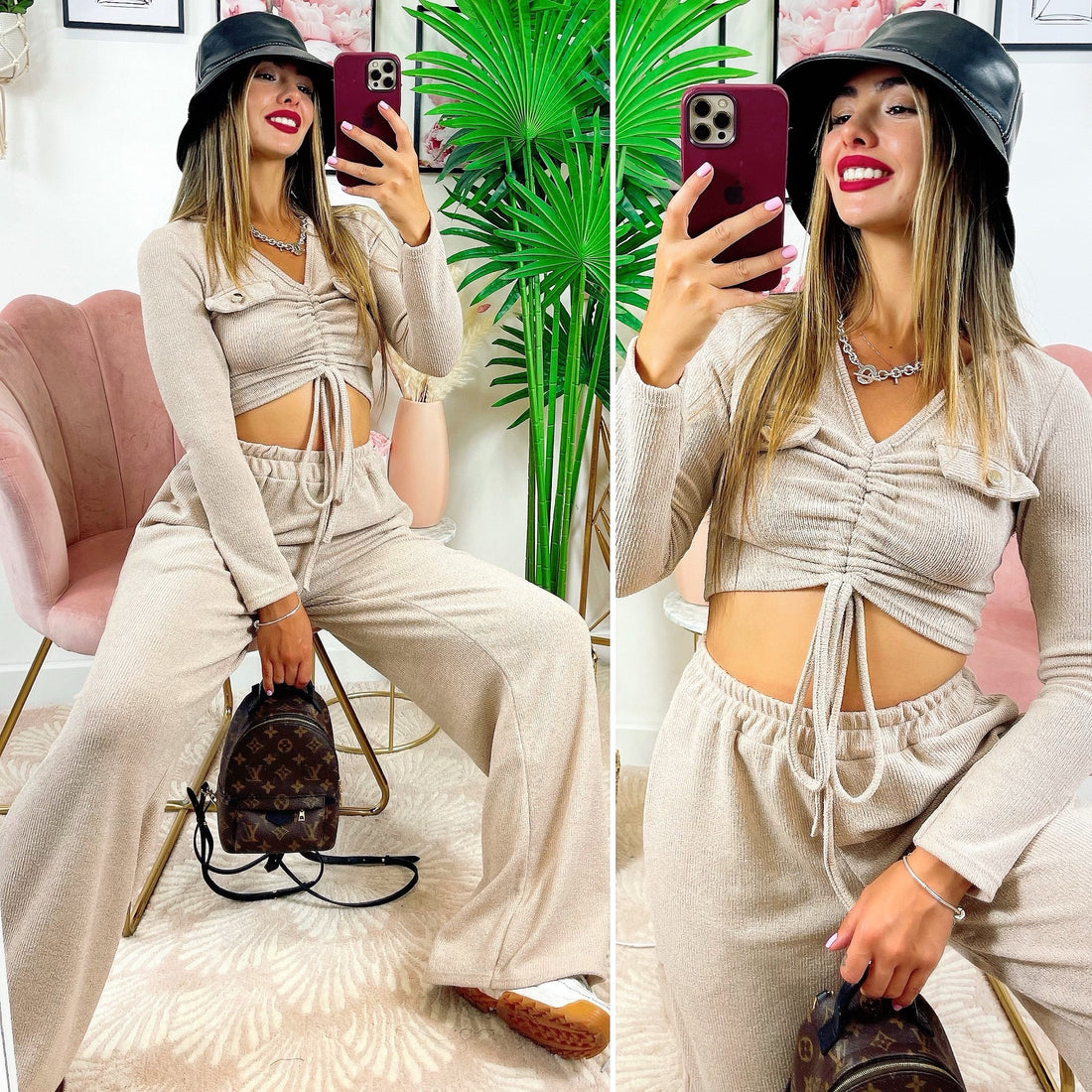 Tuta comfort beige - R.a. Boutique 