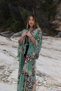 Kimono animalier verde - R.a. Boutique 