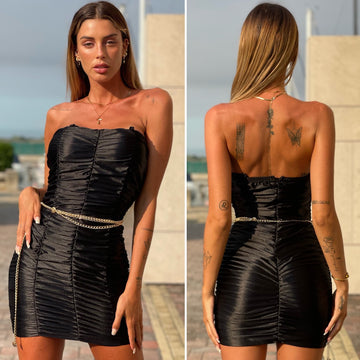 Abito a fascia nero - R.a. Boutique 