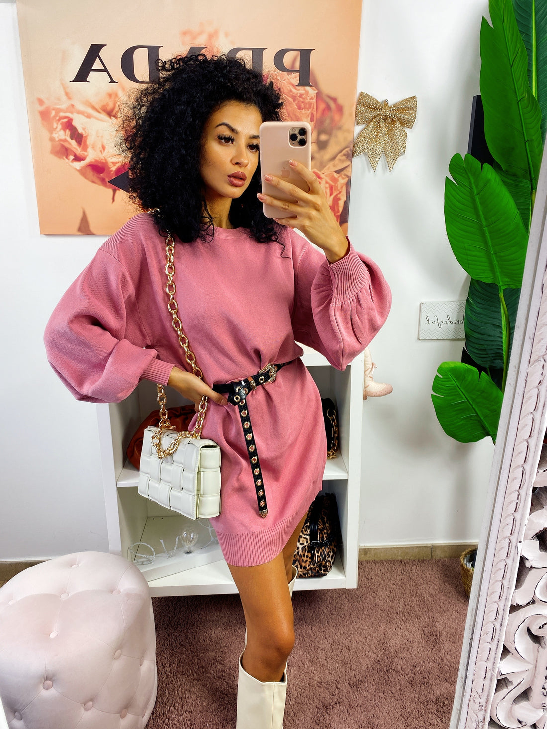 Maxi felpa easy rosa - R.a. Boutique 