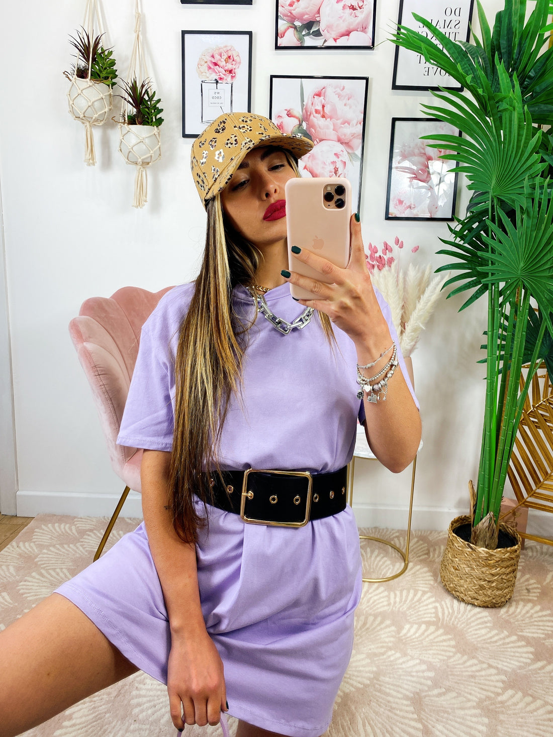 Maxi maglia con catena argento - R.a. Boutique 