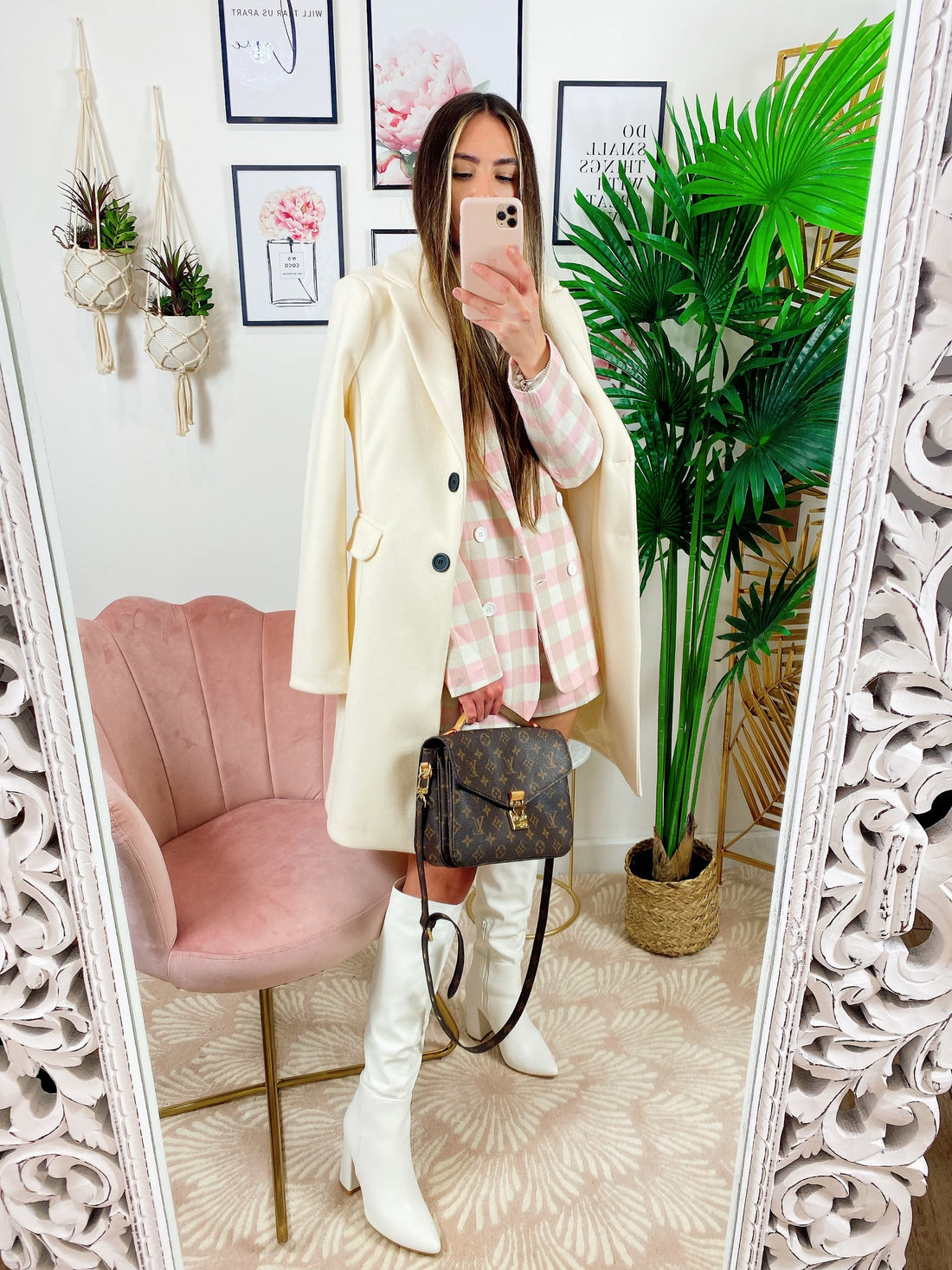 Giaccone panna con bottoni - R.a. Boutique 