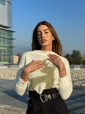 Maglione con renna bianco - R.a. Boutique 