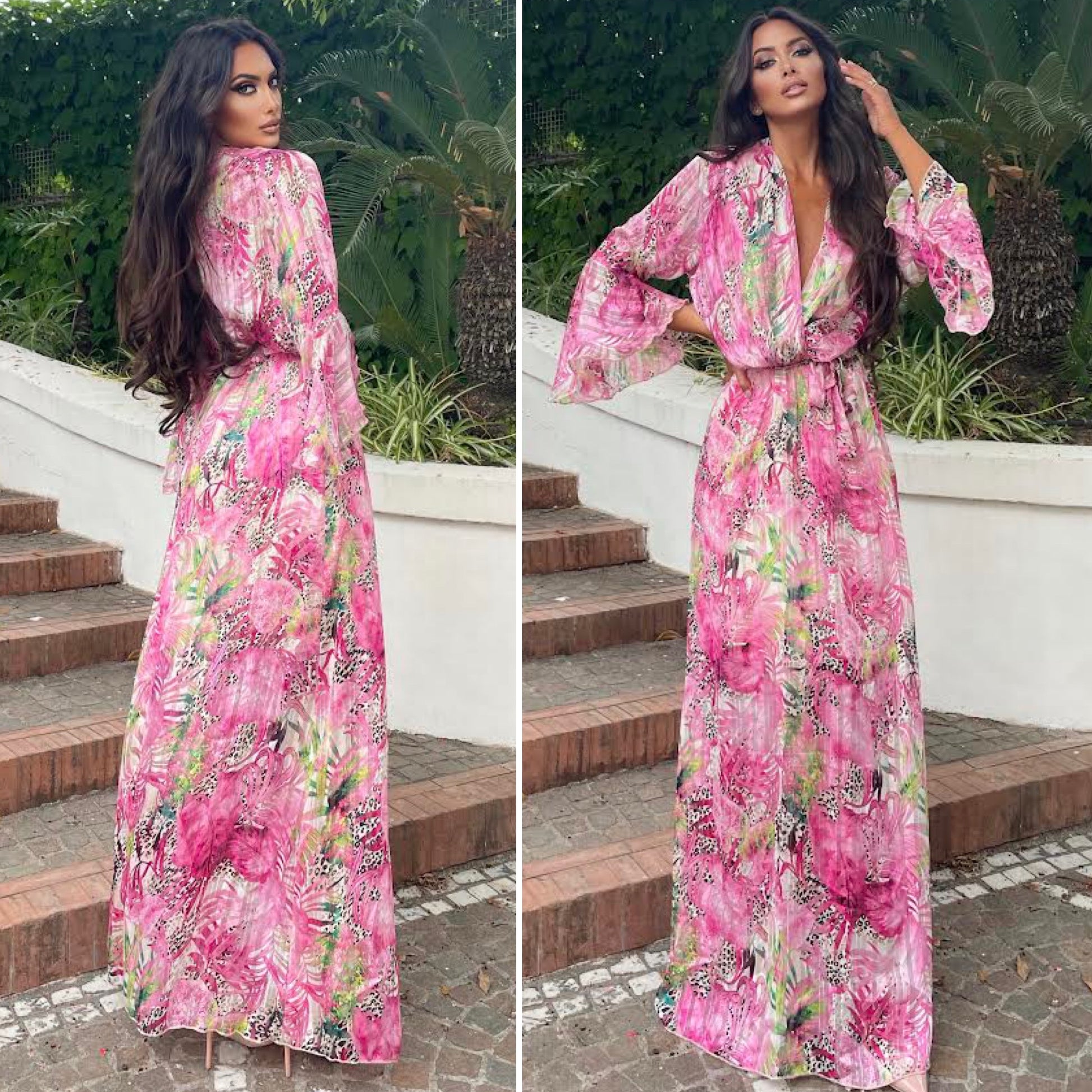 Plus Size Abiti Da Notte Per Le Donne Manica Del Partito Vestito - Foto 2