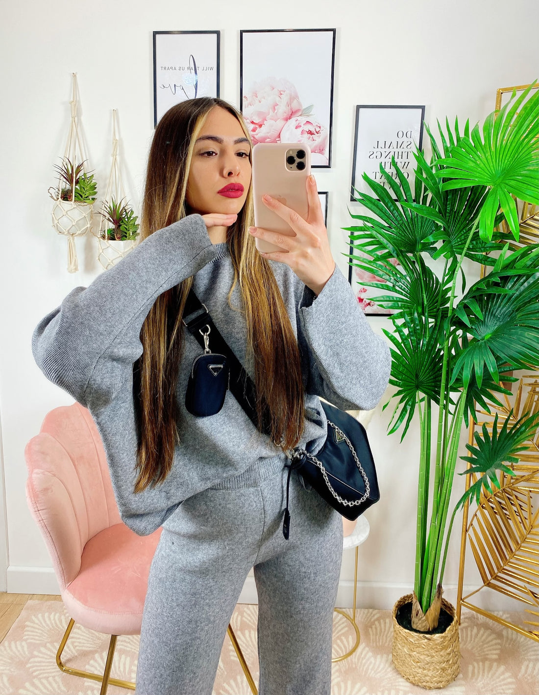 Completo Maglia e pantalone quality Grigio - R.a. Boutique 