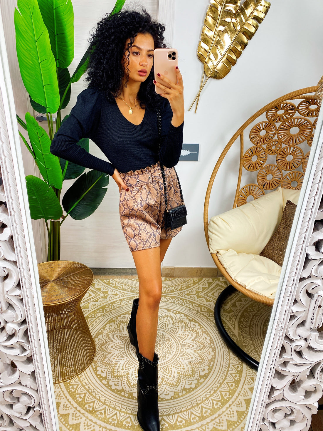 Maglioncino glitter nero - R.a. Boutique 